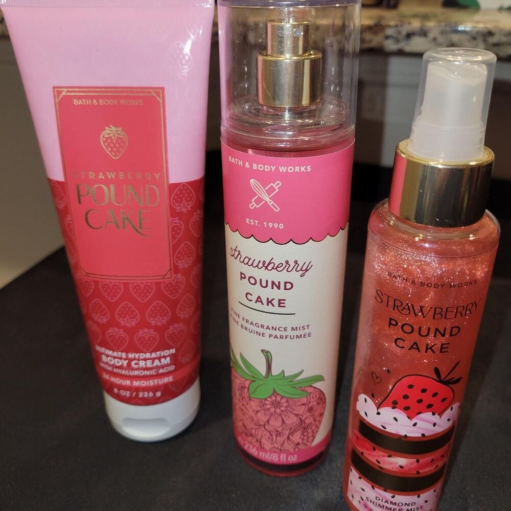 Bath-body-works Pink and Red Bath-and-body